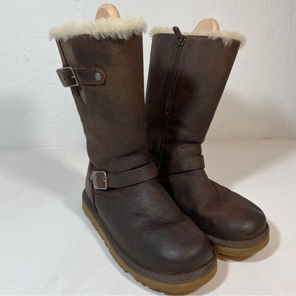 UGG brown boots size 5 - Picture 5 of 7